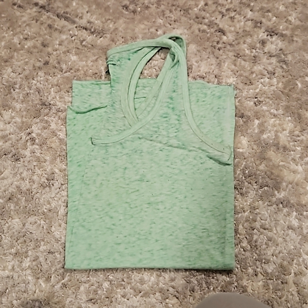 Sexy green burnout tank